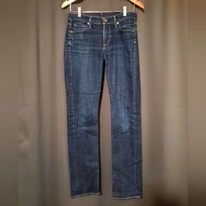 Citizens of Humanity Elson Mid Rise Straight Leg Blue Jeans Size 27